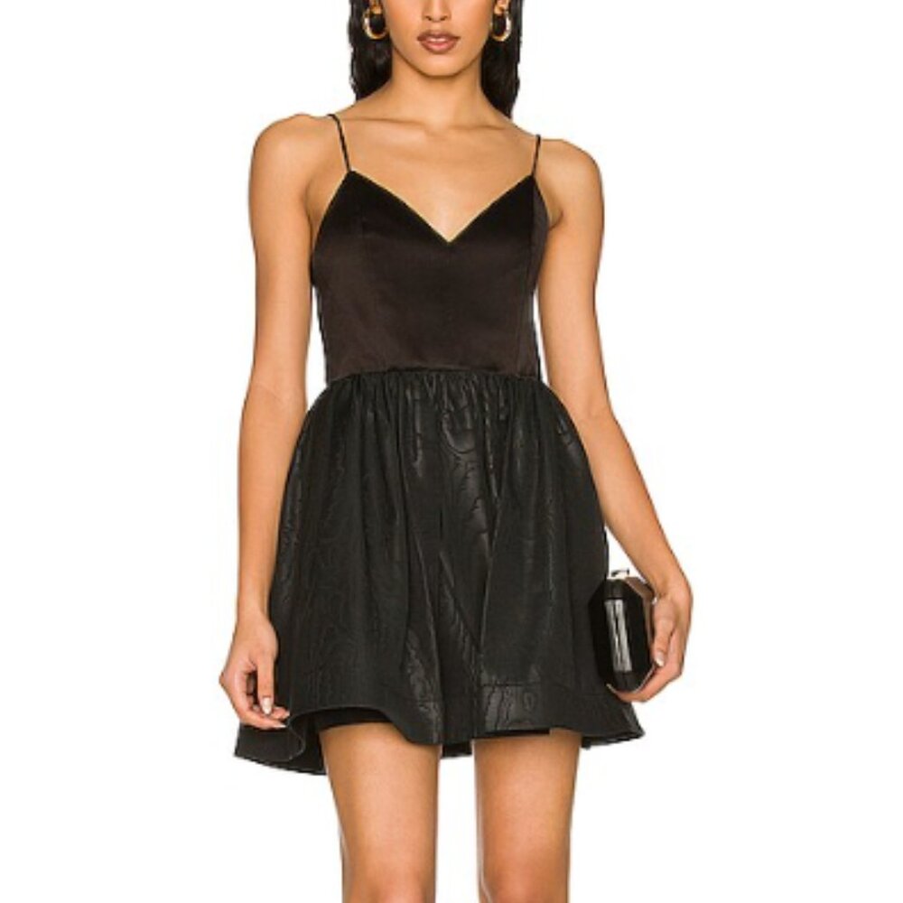 Alice + Olivia Carlotta Sweetheart Party Dress in Black Size 6